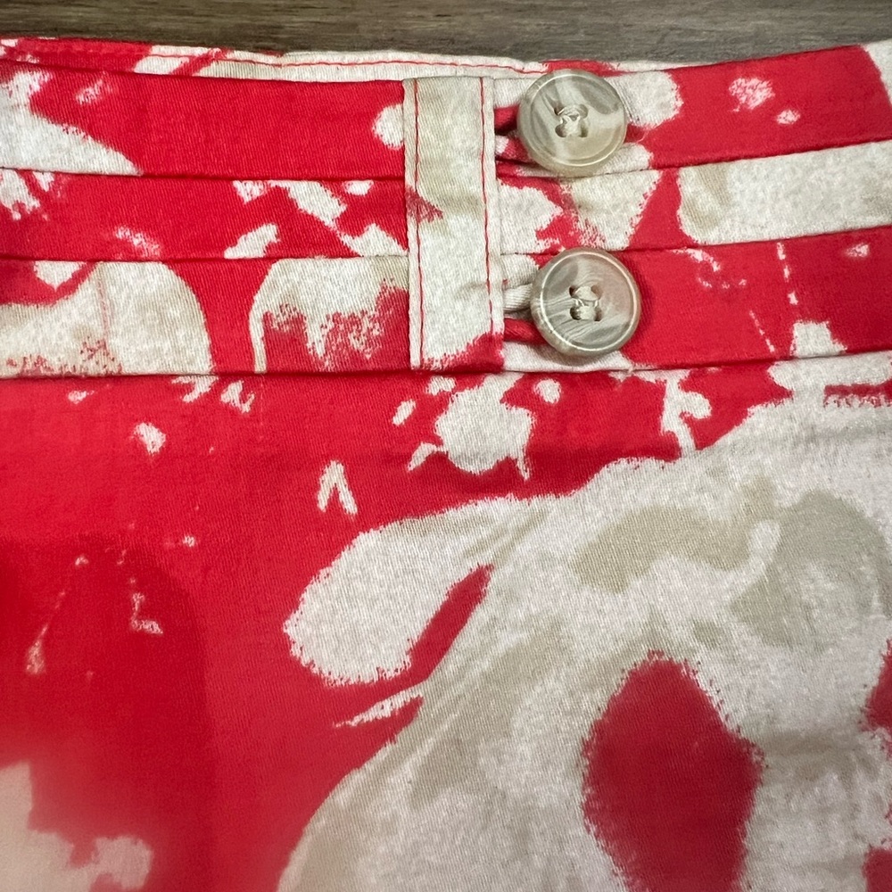 Ladies Ann Taylor LOFT Hawaiian floral skirt 14p - Picture 3 of 6
